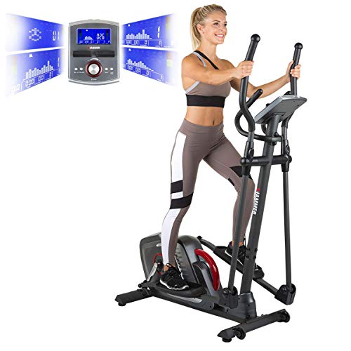 HAMMER Premium Crosstrainer Cross-Motion BT - APP Steuerung für Smartphone - Bluetooth Anbindung - Kompatibel mit Kinomap, iConsole+ & BitGym - 22 Trainingsprogramme